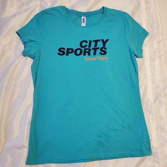 Bella Tops - Bella Blue Cap Sleeve T-Shirt